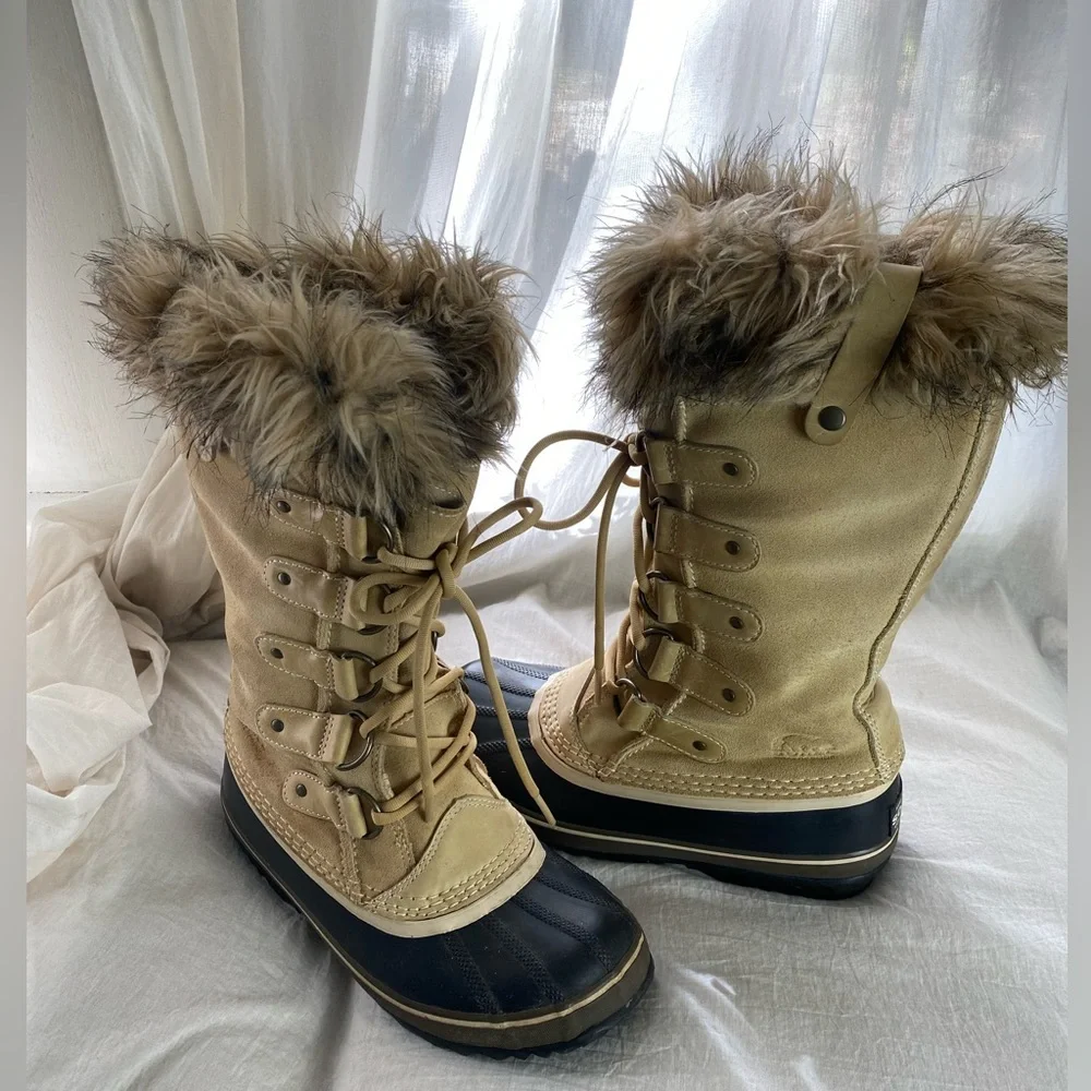 Sorel Joan of Arctic Boots Leather- Size 7 - Picture 4 of 13